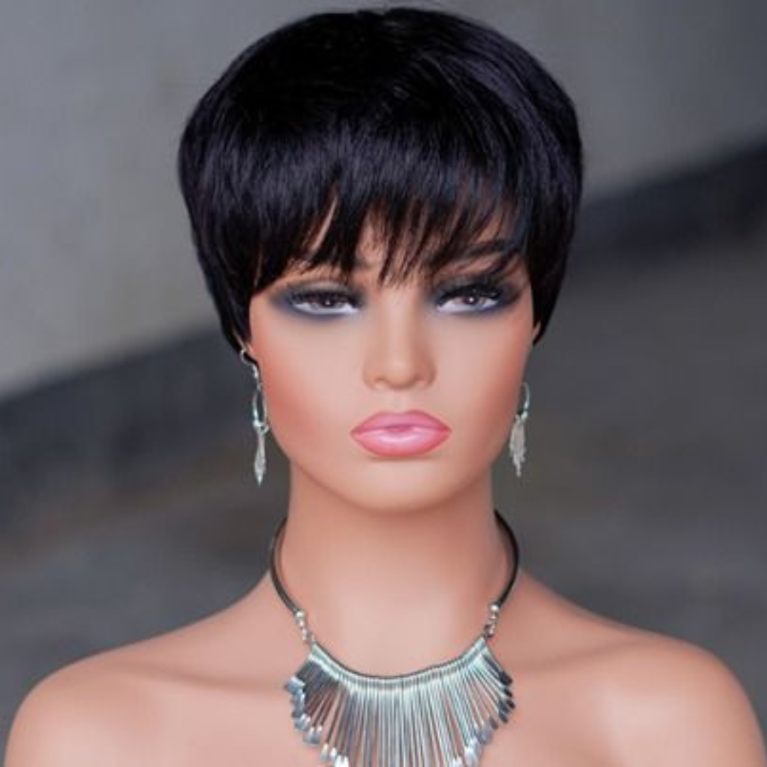 Short Pixie Cut Wigs for Black Women Human Hair