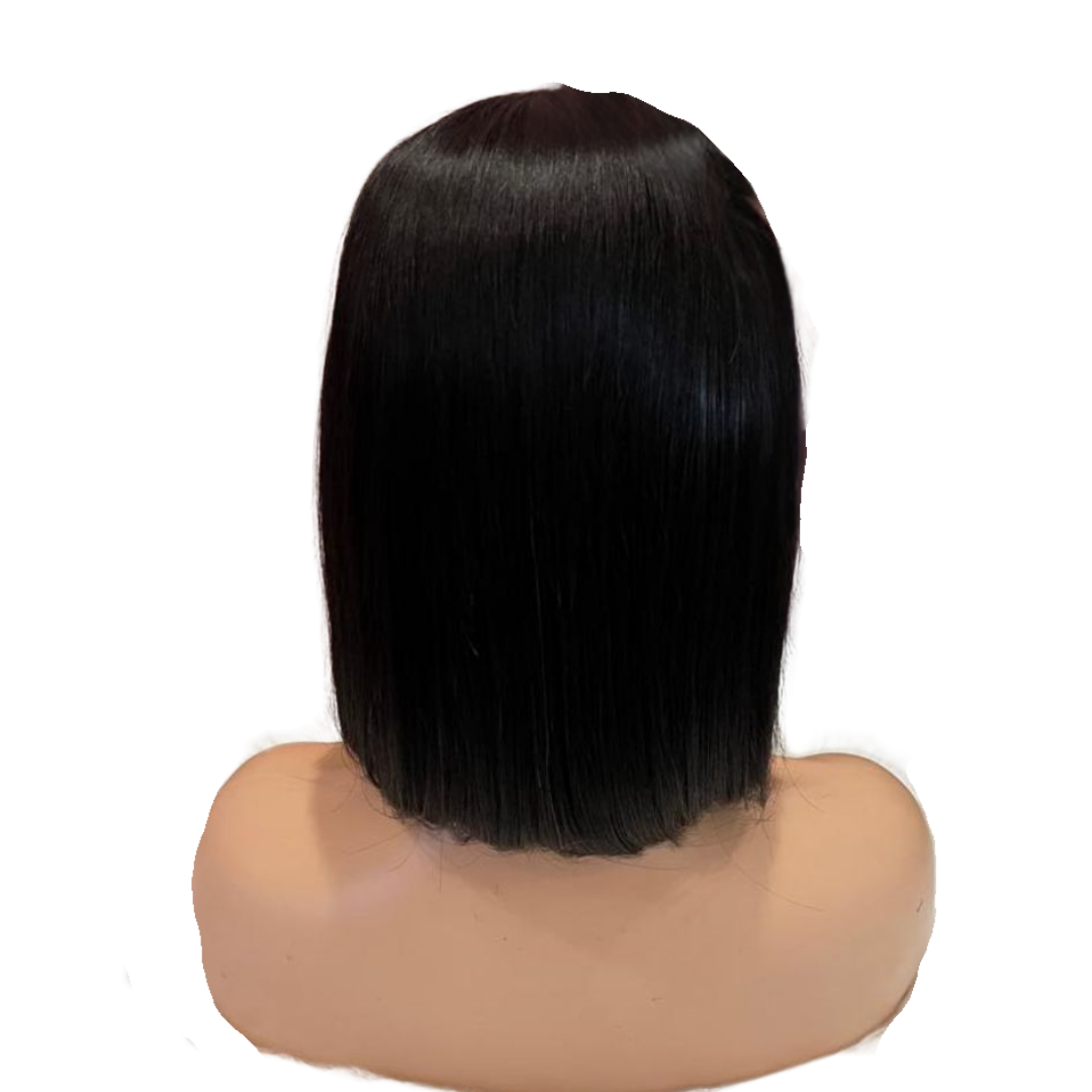 10 Inch Glueless Wig  100% Human Hair 200 Density