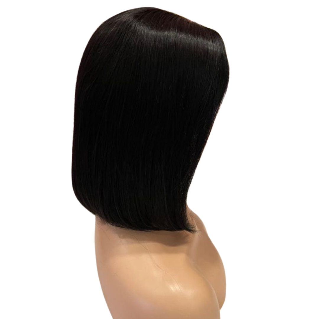 10 Inch Glueless Wig  100% Human Hair 200 Density